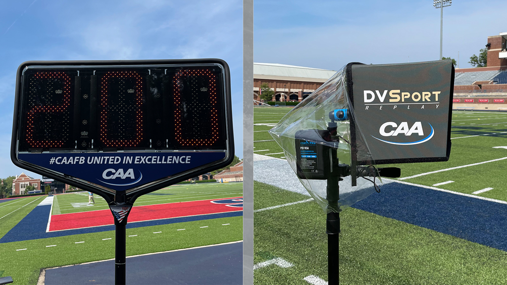 Read more about the article CAA Football Adds Timeout Countdown Clocks And Sideline Replay Monitors In 2023